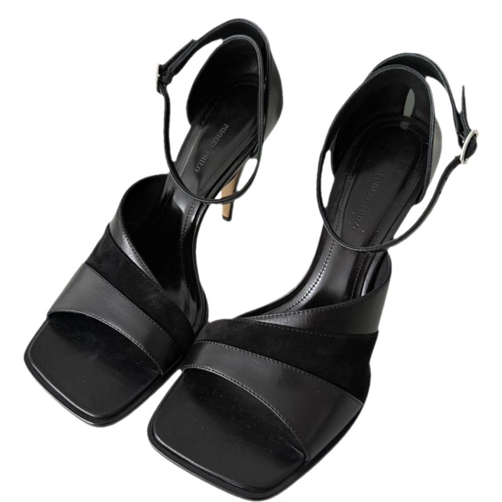 Phoebe Philo Tonal Sandal Black Leather/Suede - size 39.5 **** SOLD OUT***
